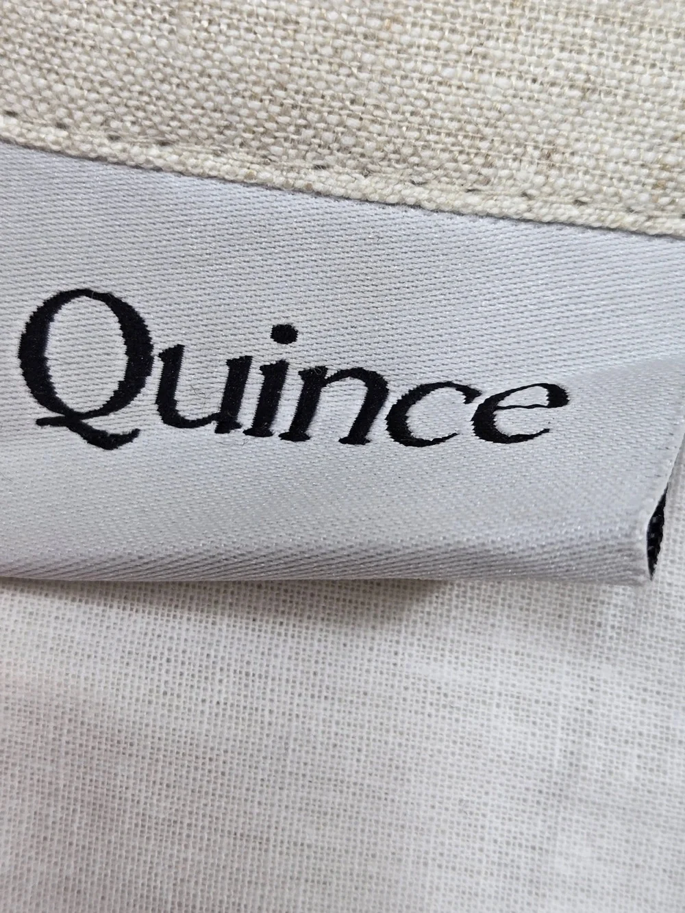 NWT QUINCE Set Of 2 48x96 European Linen Curtains Flax 0013